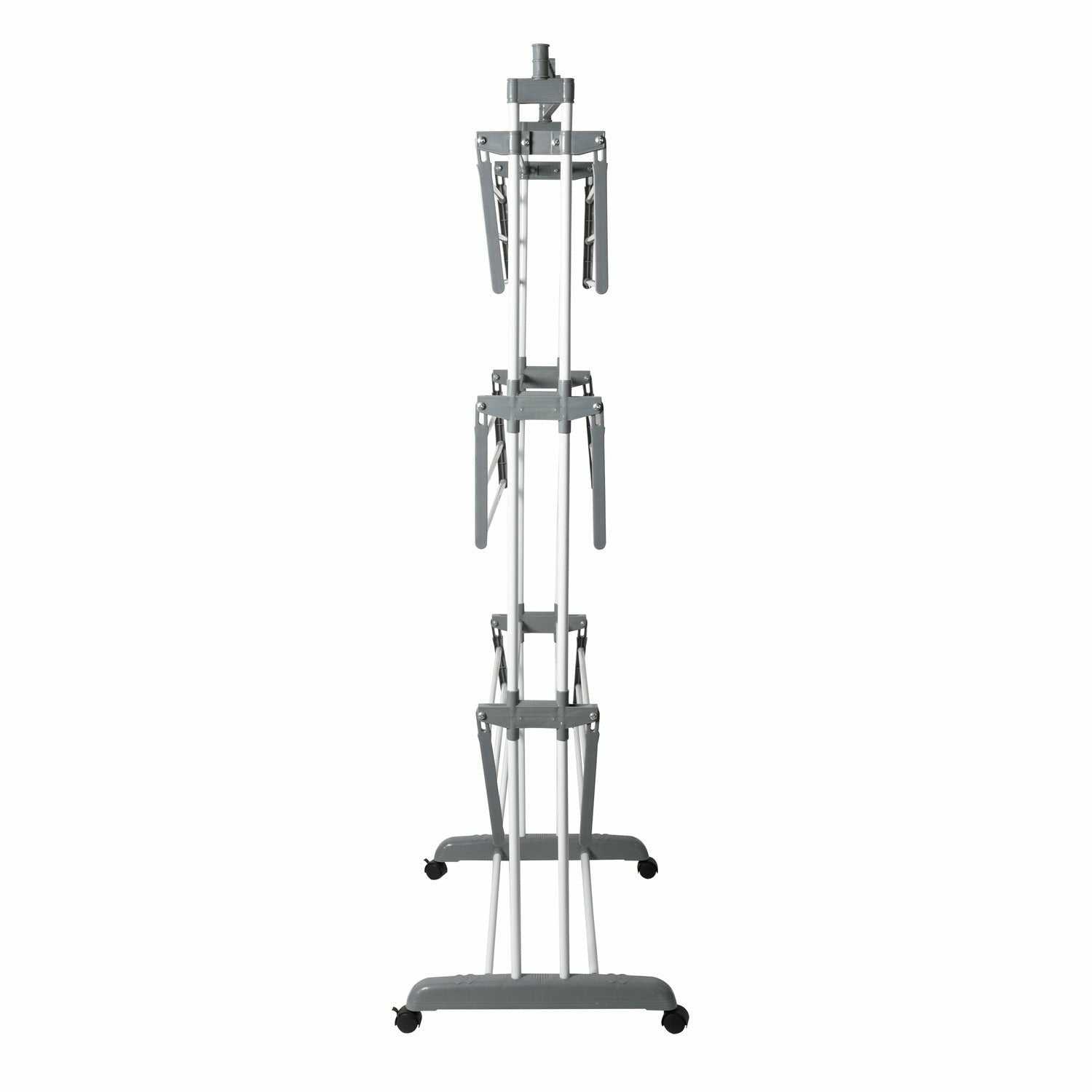 VESTIAMO CASA - Stendibiancheria verticale Talos 3 con 3 ripiani - h170x126x64 cm